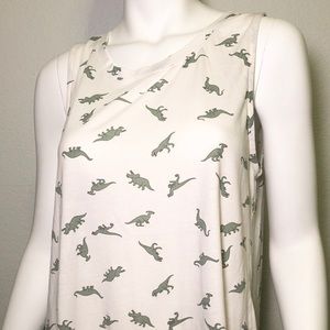 Dinosaur Print Tank Top